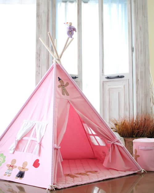 Pink gingerman Indian Tent